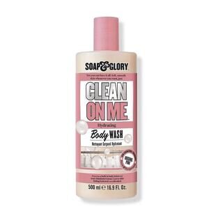 NEW Original Pink Clean On Me BODY WASH 16.9oz Bottle Soap w/ Body Lotion
